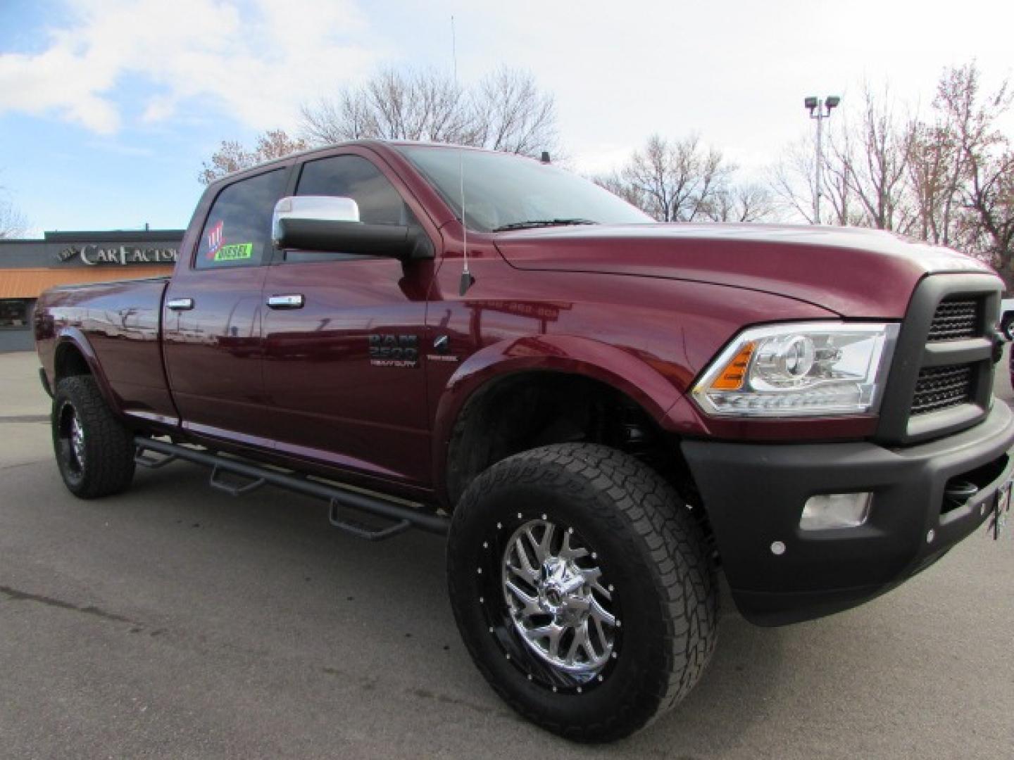 2018 Delmonico Red /Black Leather RAM 2500 Laramie (3C6UR5KL1JG) with an 6.7 I6 Cummins Turbo Diesel engine, 6 speed automatic transmission, located at 4562 State Avenue, Billings, MT, 59101, (406) 896-9833, 45.769516, -108.526772 - 2018 RAM 2500 Laramie Crew Cab LWB 4WD - Cummins Diesel! 6.7 I6 Cummins Turbo Diesel Engine - 6 speed automatic transmission - 4WD - 171,505 miles - Montana 2 owner unit - fully deleted emissions - copy of inspection and a full vehicle history report provided - Financing available! Delmonico Re - Photo#5